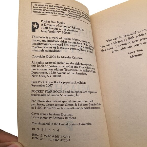 Diary Of A Mistress By Miasha 2006 Paperback Fiction Novel - Picture 3 of 14